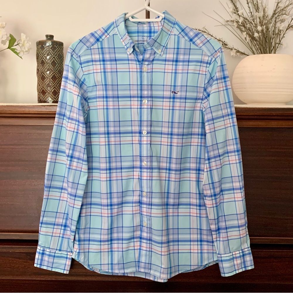 Vineyard Vines Performance Button-Down Shirt, Size Small